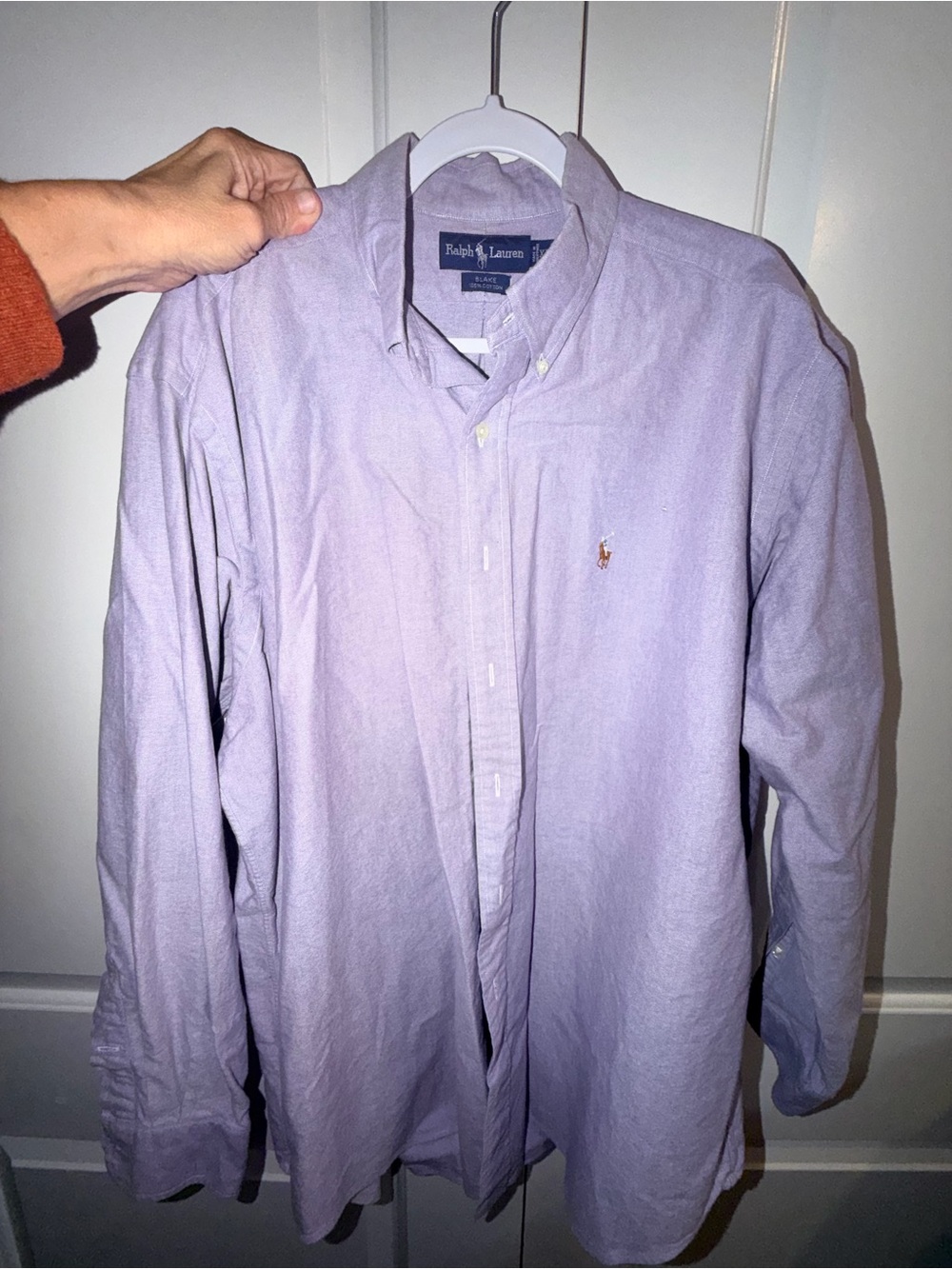 Polo by Ralph Lauren Light Lavender Button-Down Dress Shirt